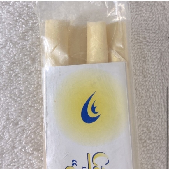 5/$25 Candlear Handmade Bees Wax Cotton Wick Ear Candles x4 - Picture 4 of 8